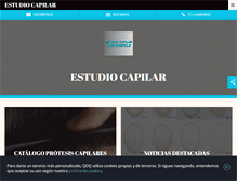 Tablet Screenshot of estudiocapilarproductos.com